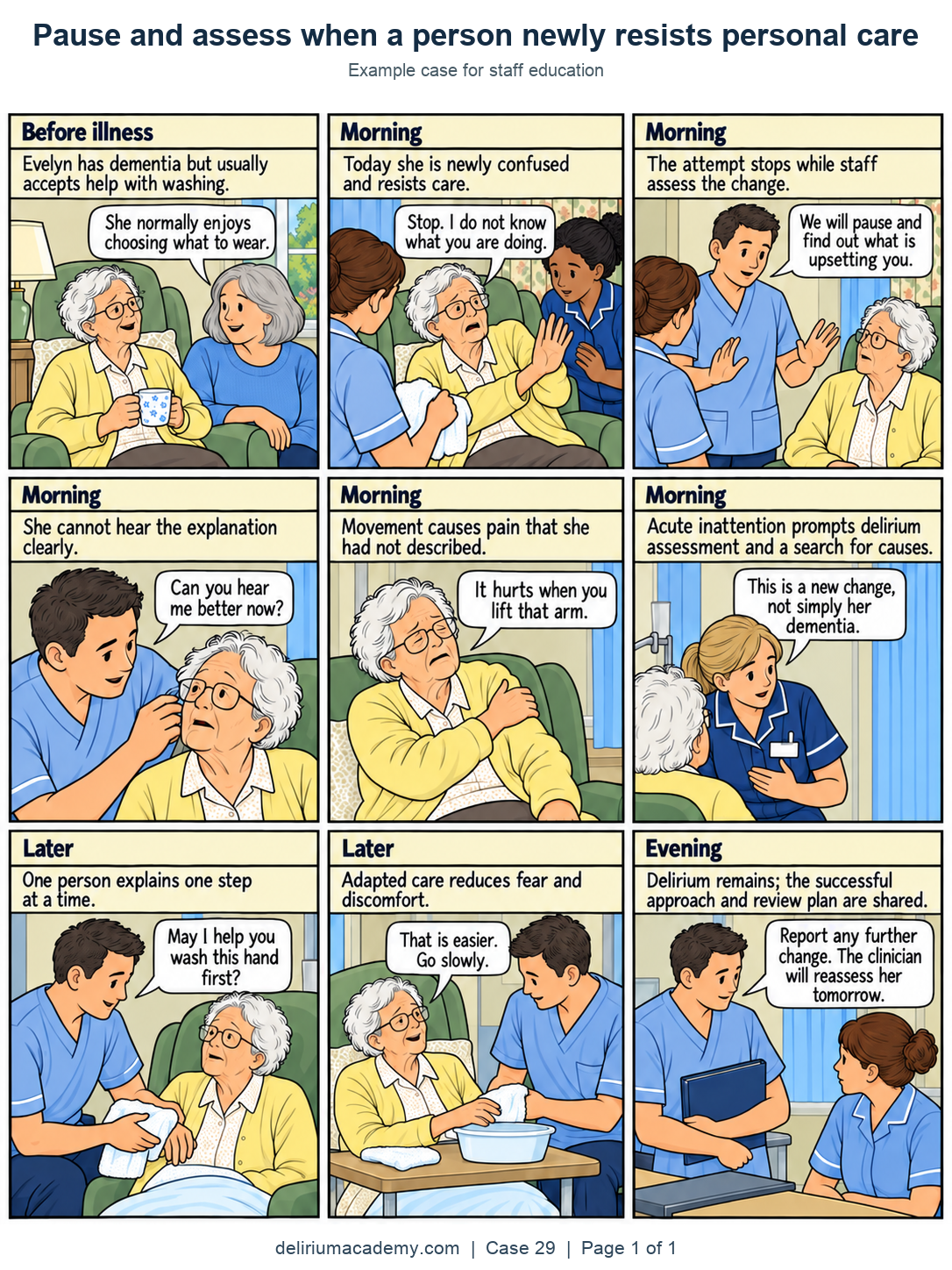 First page of case 29, Before the next attempt.